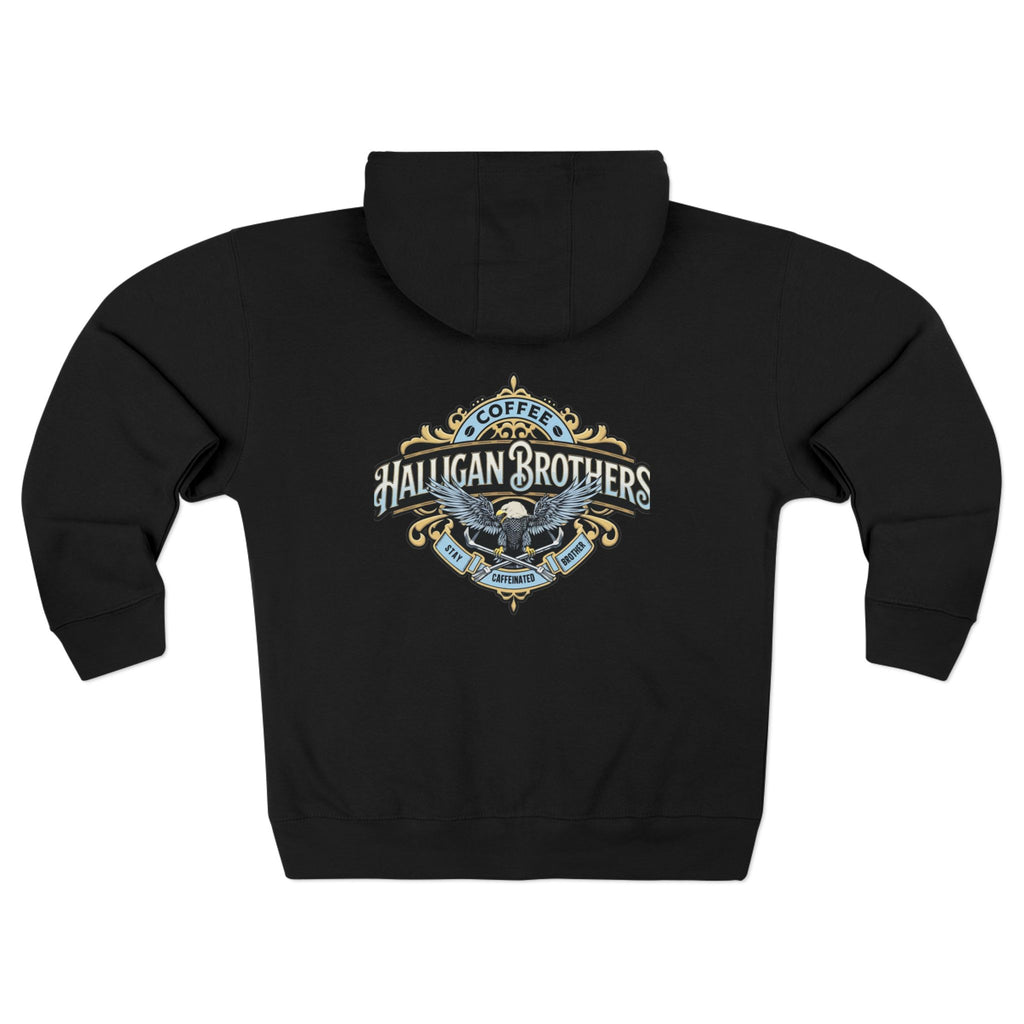 Halligan Brothers Zip Hoodie — Full of Caffeinated Zip