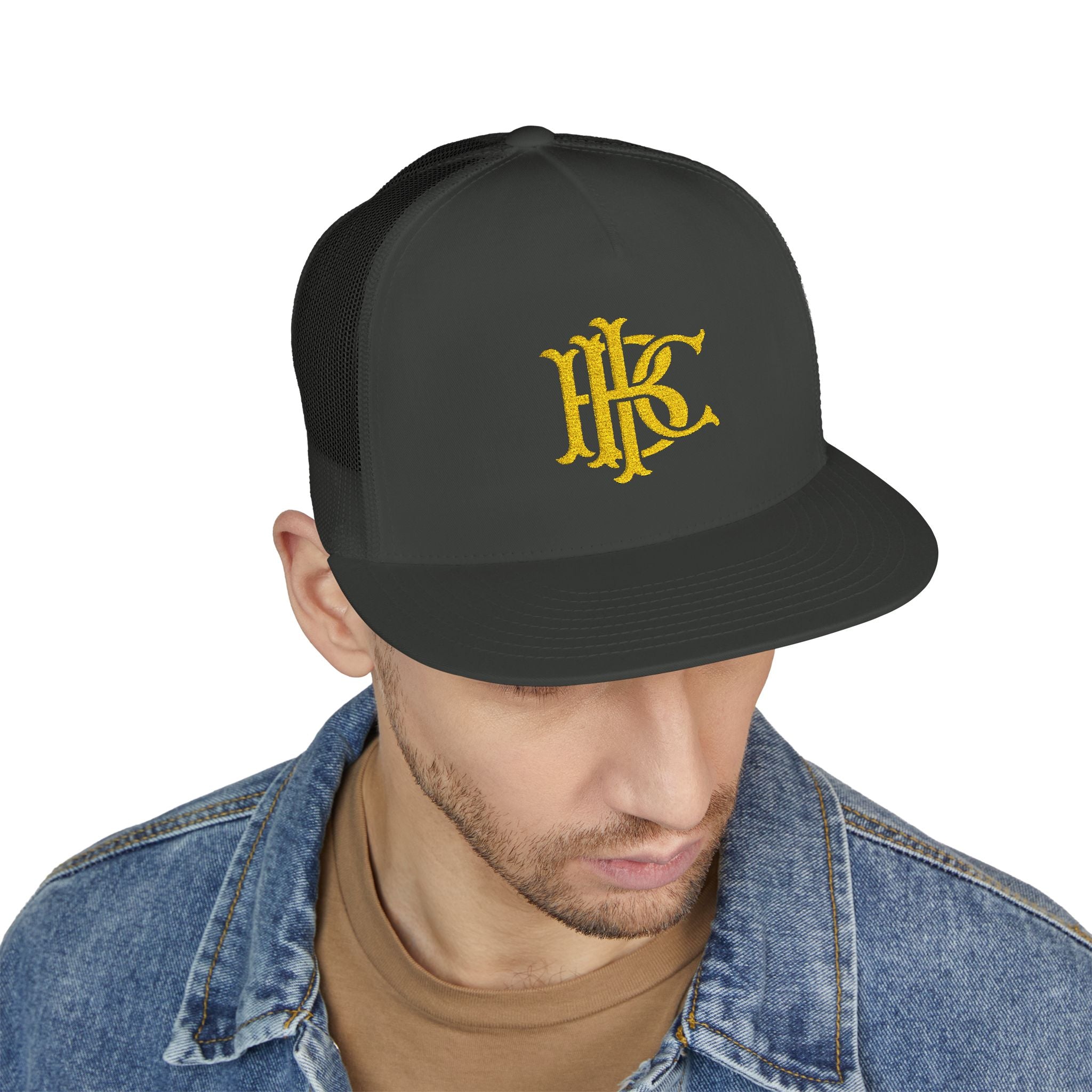 Trucker Cap - Embroidered with the legendary HBC scramble. Stay Salty.