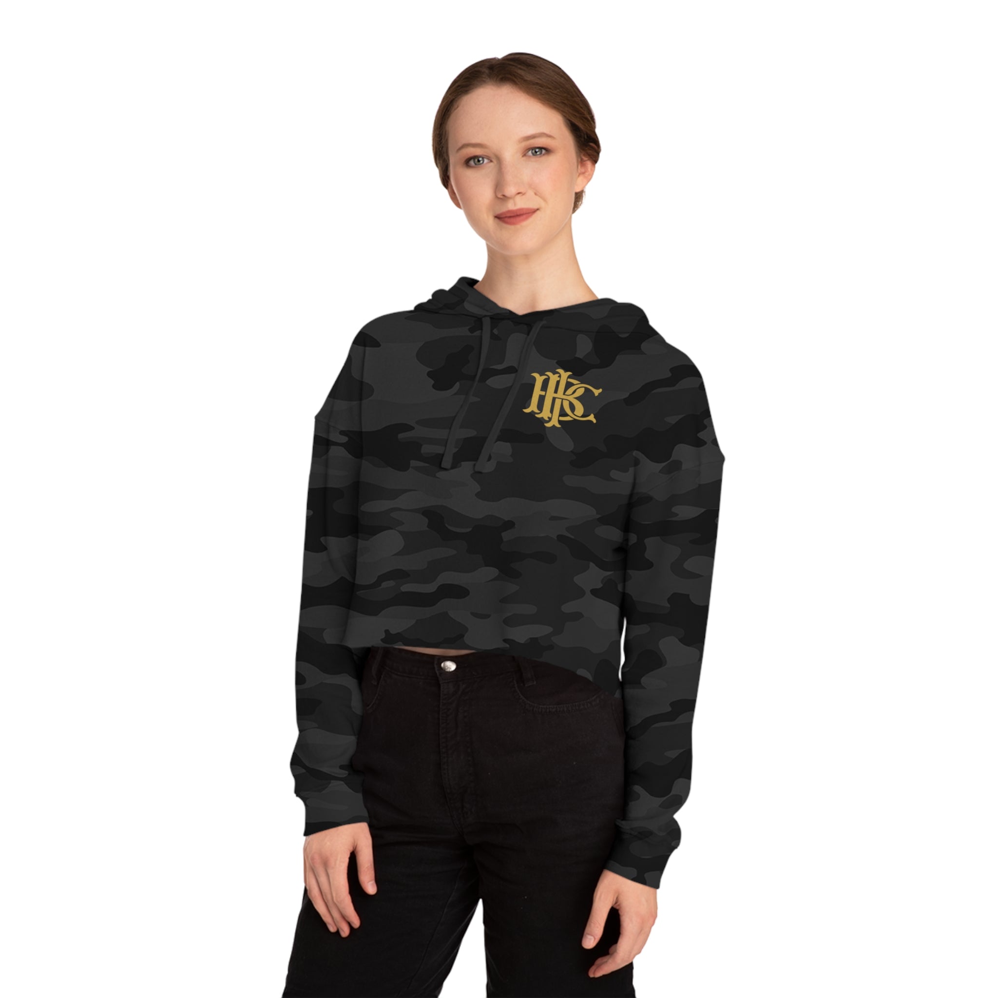Cropped Hoodie with Classic HBC Style.