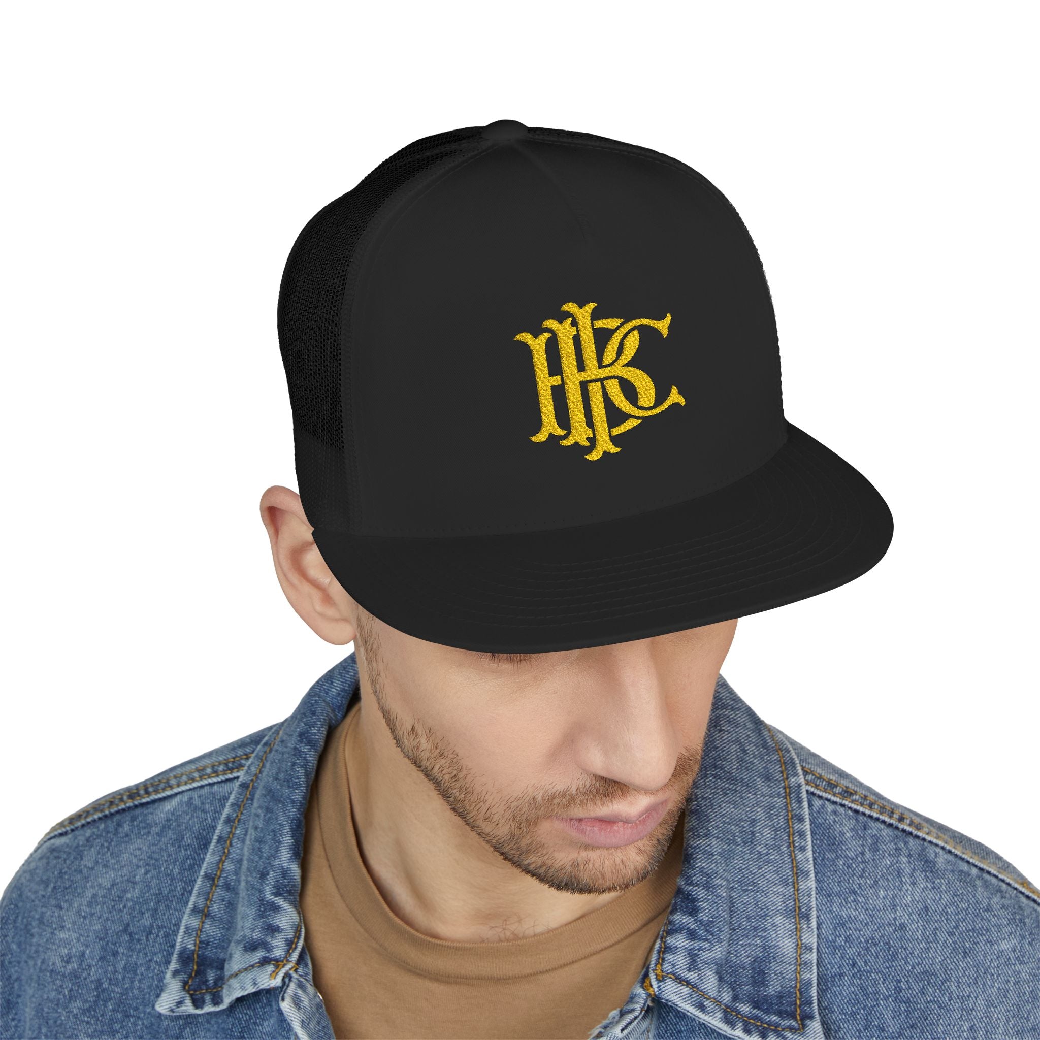 Trucker Cap - Embroidered with the legendary HBC scramble. Stay Salty.