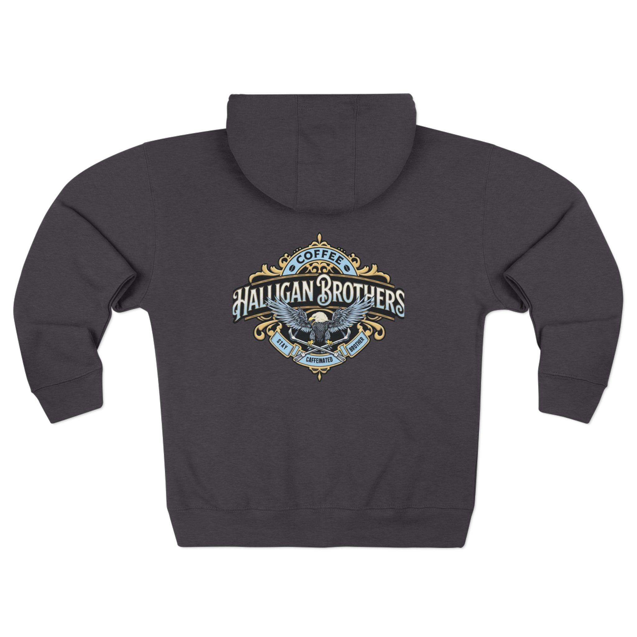 Halligan Brothers Zip Hoodie — Full of Caffeinated Zip