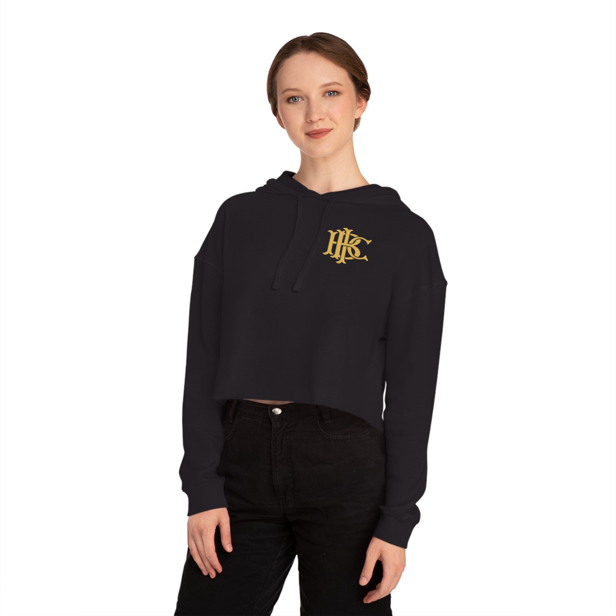 Cropped Hoodie with Classic HBC Style.