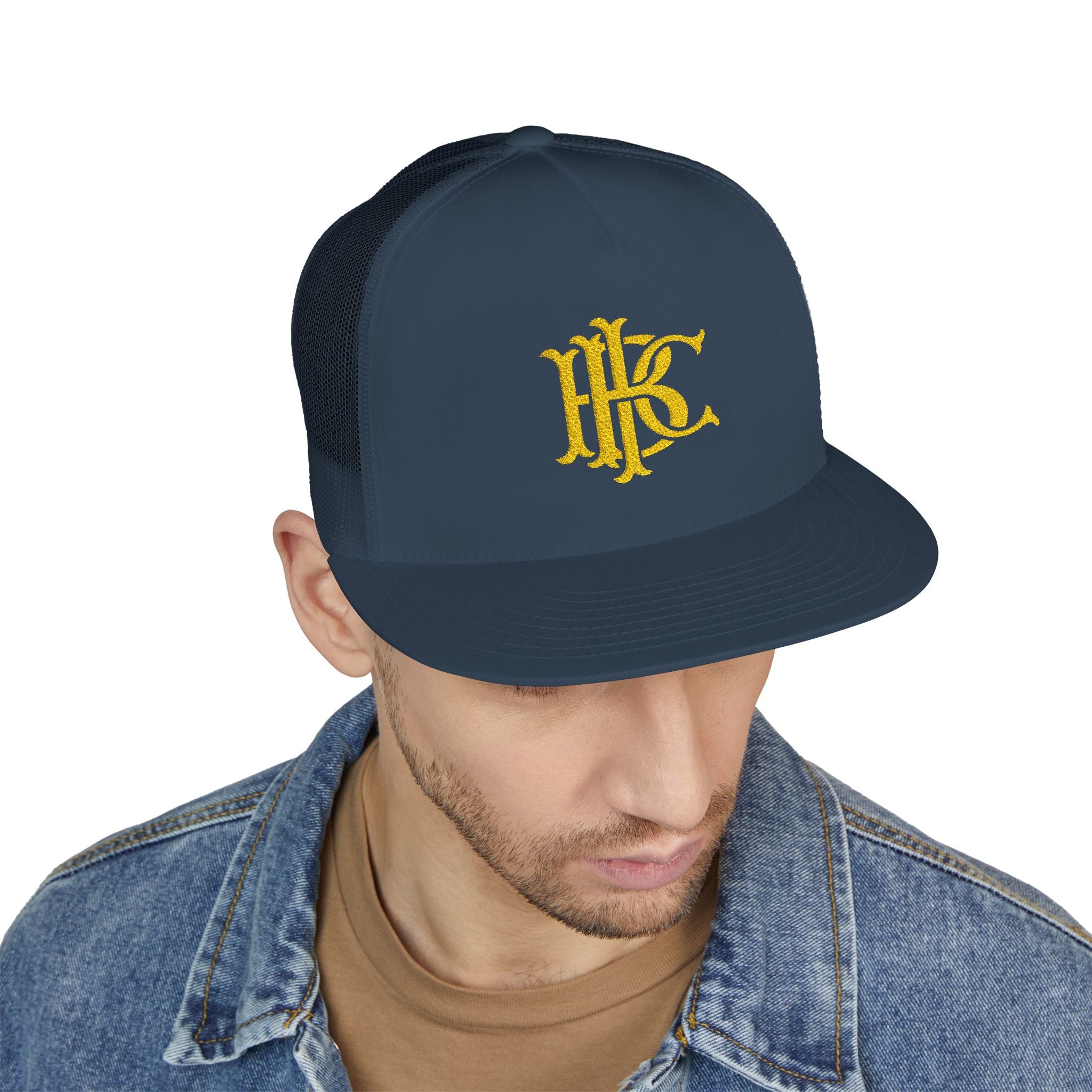 Trucker Cap - Embroidered with the legendary HBC scramble. Stay Salty.