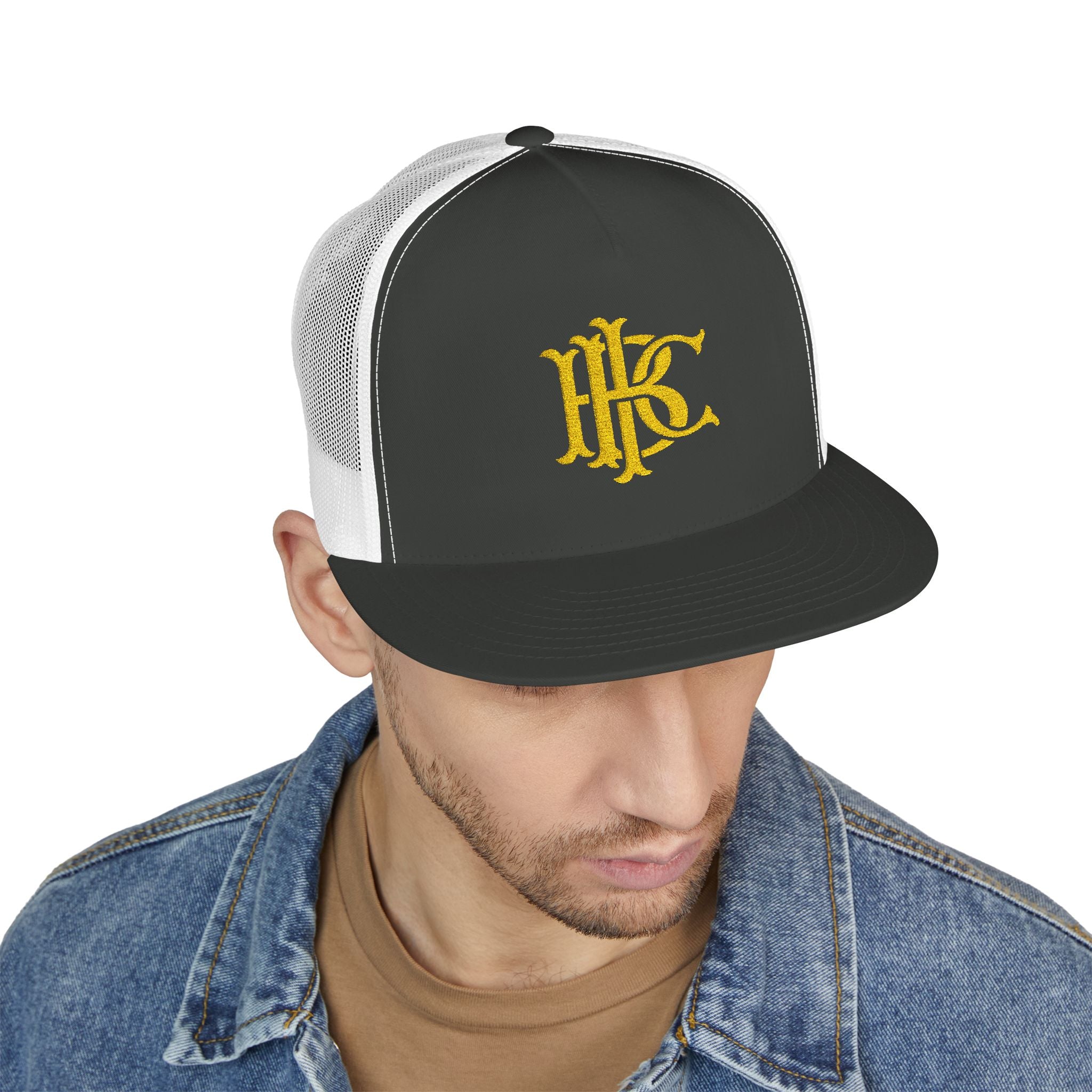 Trucker Cap - Embroidered with the legendary HBC scramble. Stay Salty.