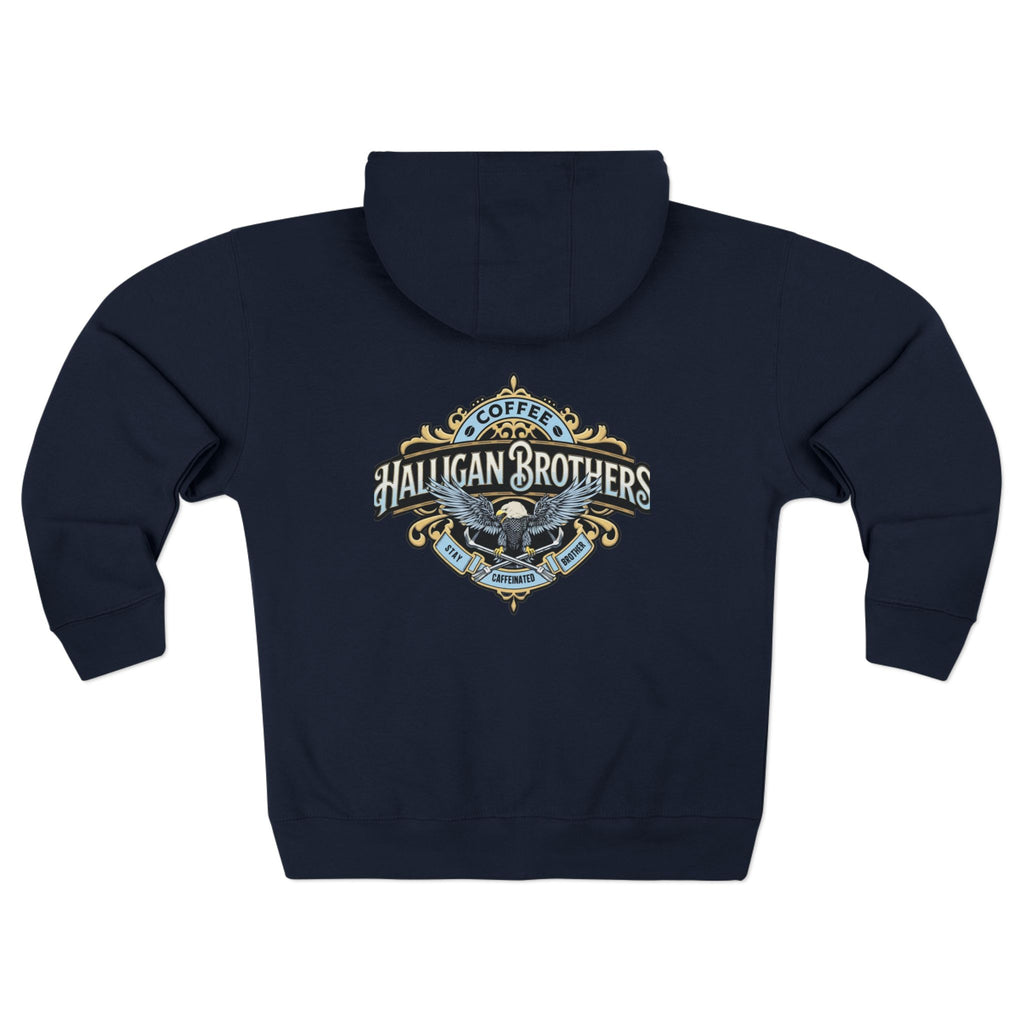 Halligan Brothers Zip Hoodie — Full of Caffeinated Zip