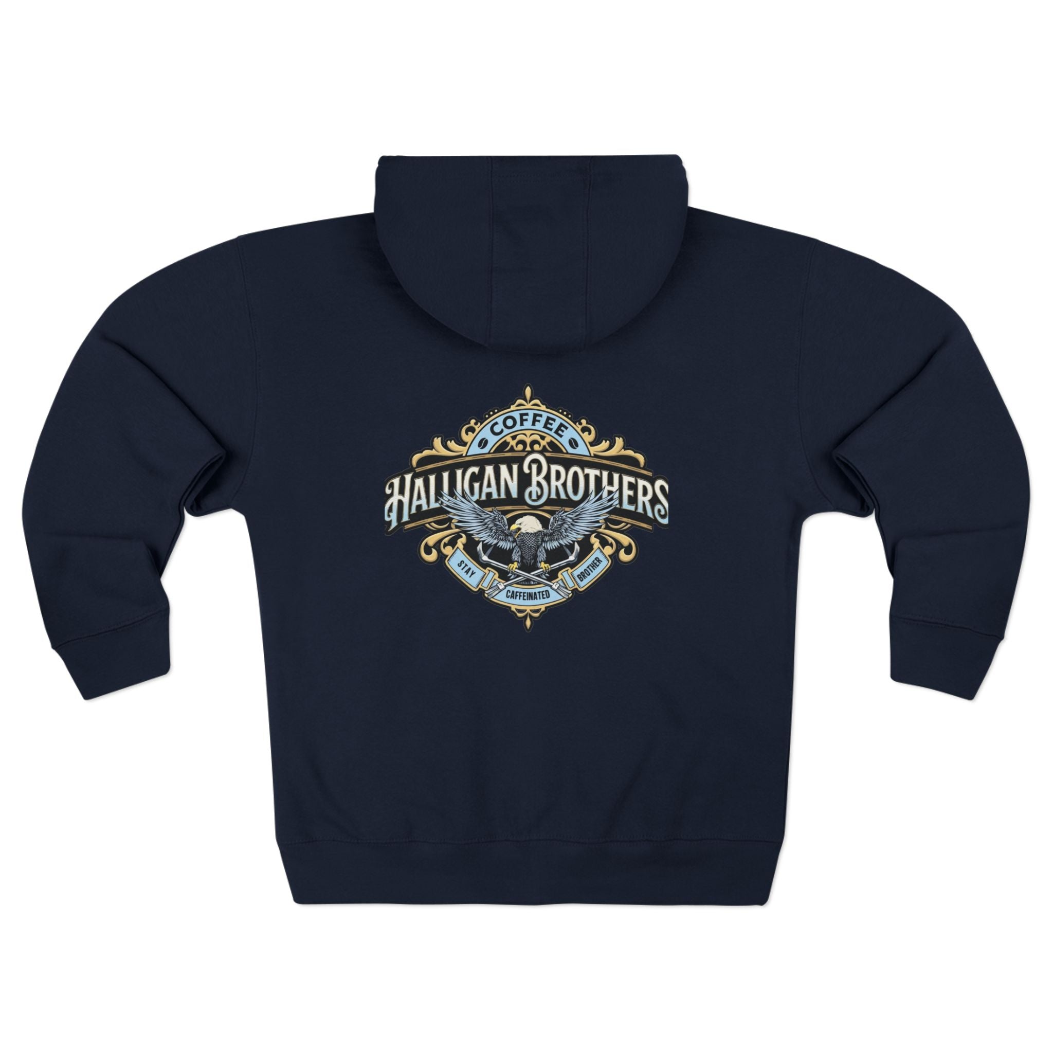 Halligan Brothers Zip Hoodie — Full of Caffeinated Zip