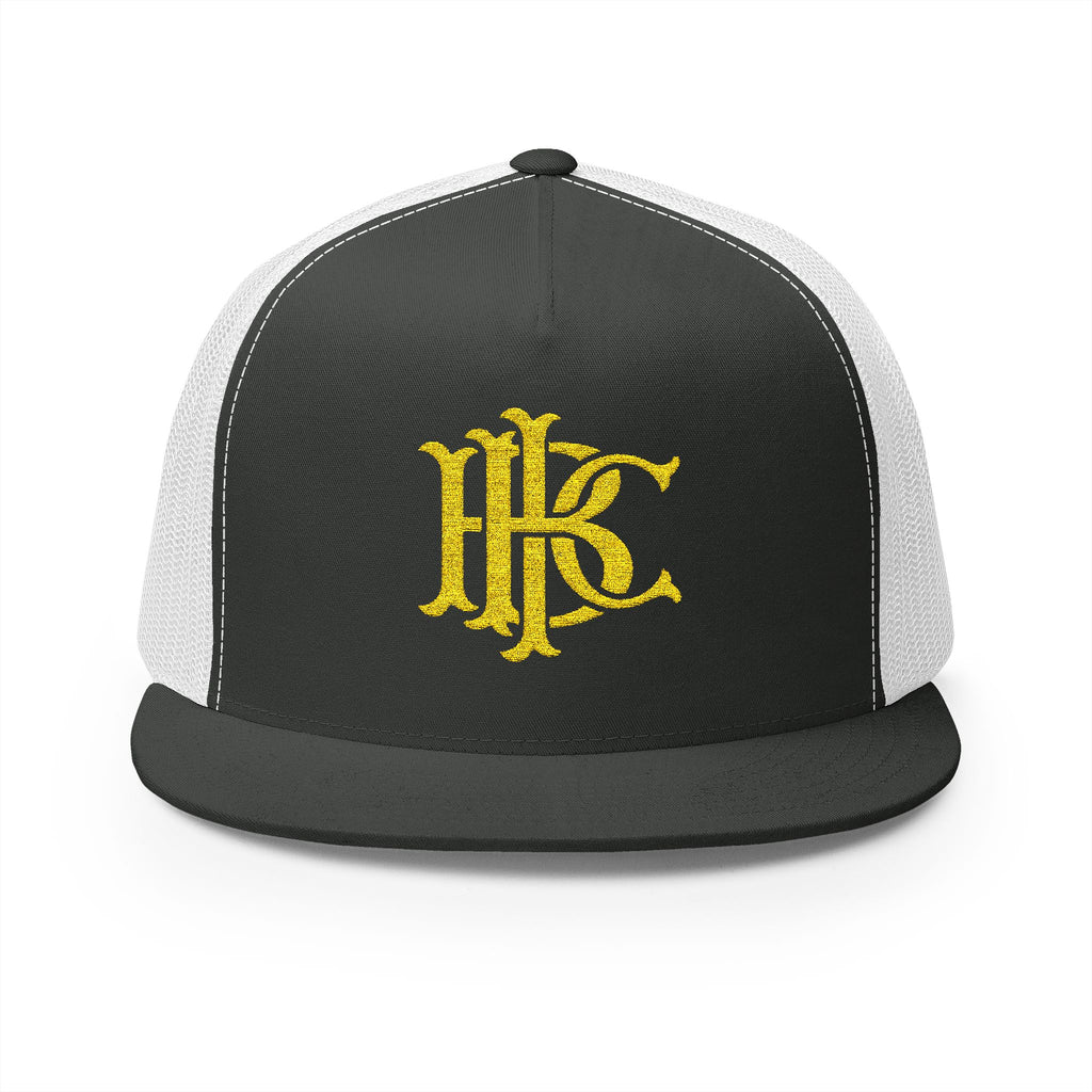 Trucker Cap - Embroidered with the legendary HBC scramble. Stay Salty.